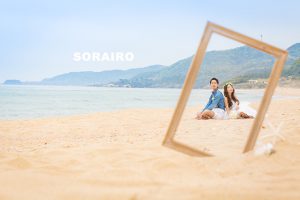 京都の海でウェディング