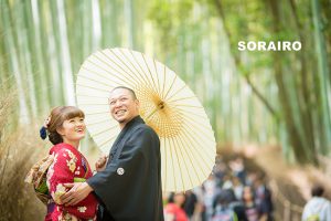 嵐山で和な前撮りを