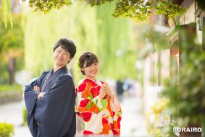 京都＊祇園や京都御苑でエンゲージメントフォト