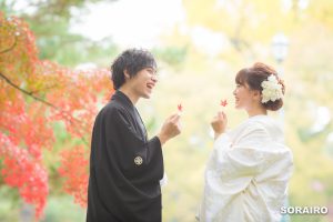 京都＊京都御苑と森で紅葉ロケーションフォト