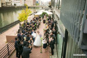 大阪*堀江で結婚式撮影(挙式編)
