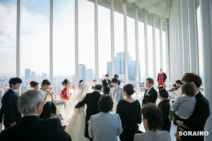 大阪｜アルモニーアンブラッセ大阪で結婚式撮影