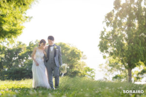 京都＋滋賀｜随心院と琵琶湖周辺の2ヶ所で行う和装洋装前撮り写真撮影