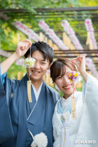 京都｜竹林公園と風鈴まつりの正寿院の2ヶ所で行う和装ロケーション前撮り